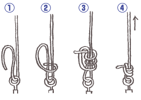 釣り糸の結び方