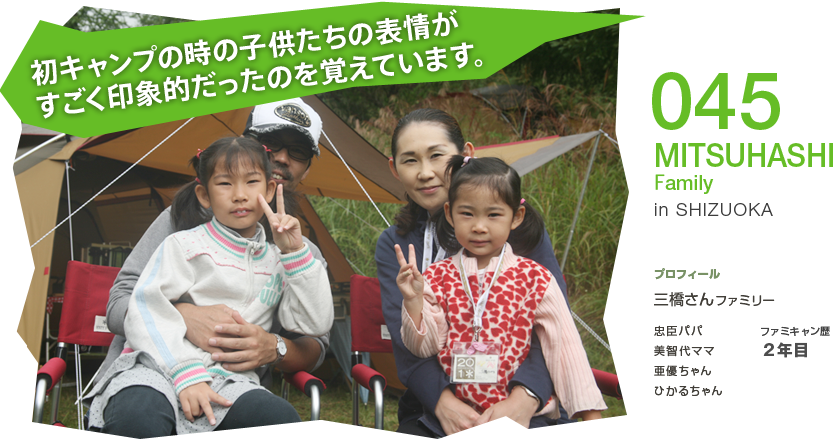 No.045 MITSUHASHI family in SHIZUOKA