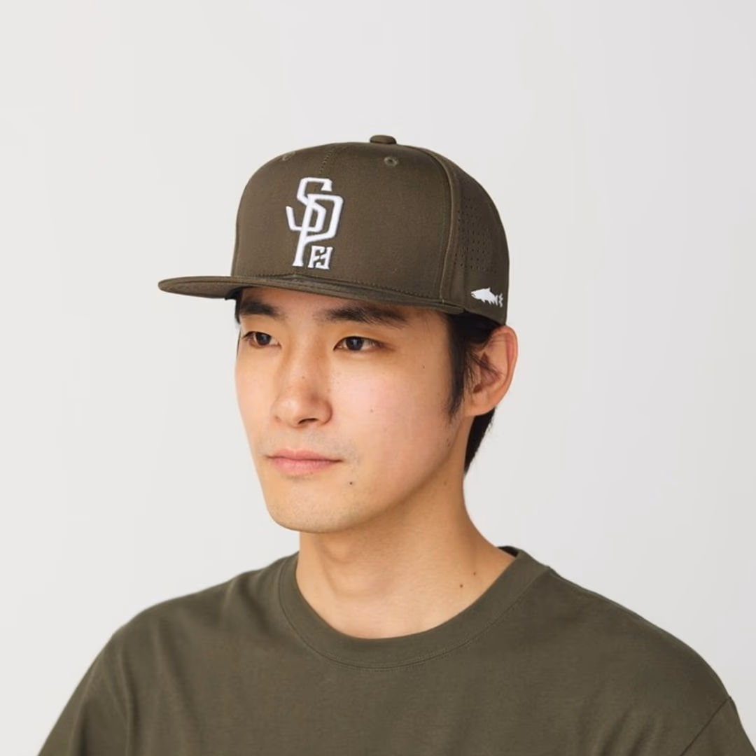 Ventilated Flat Cap OLIVE