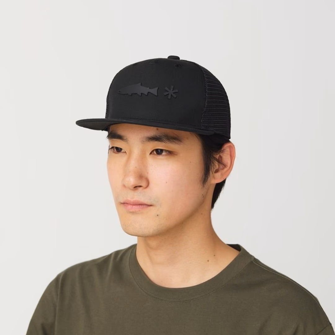 Flat Mesh Cap BLACK