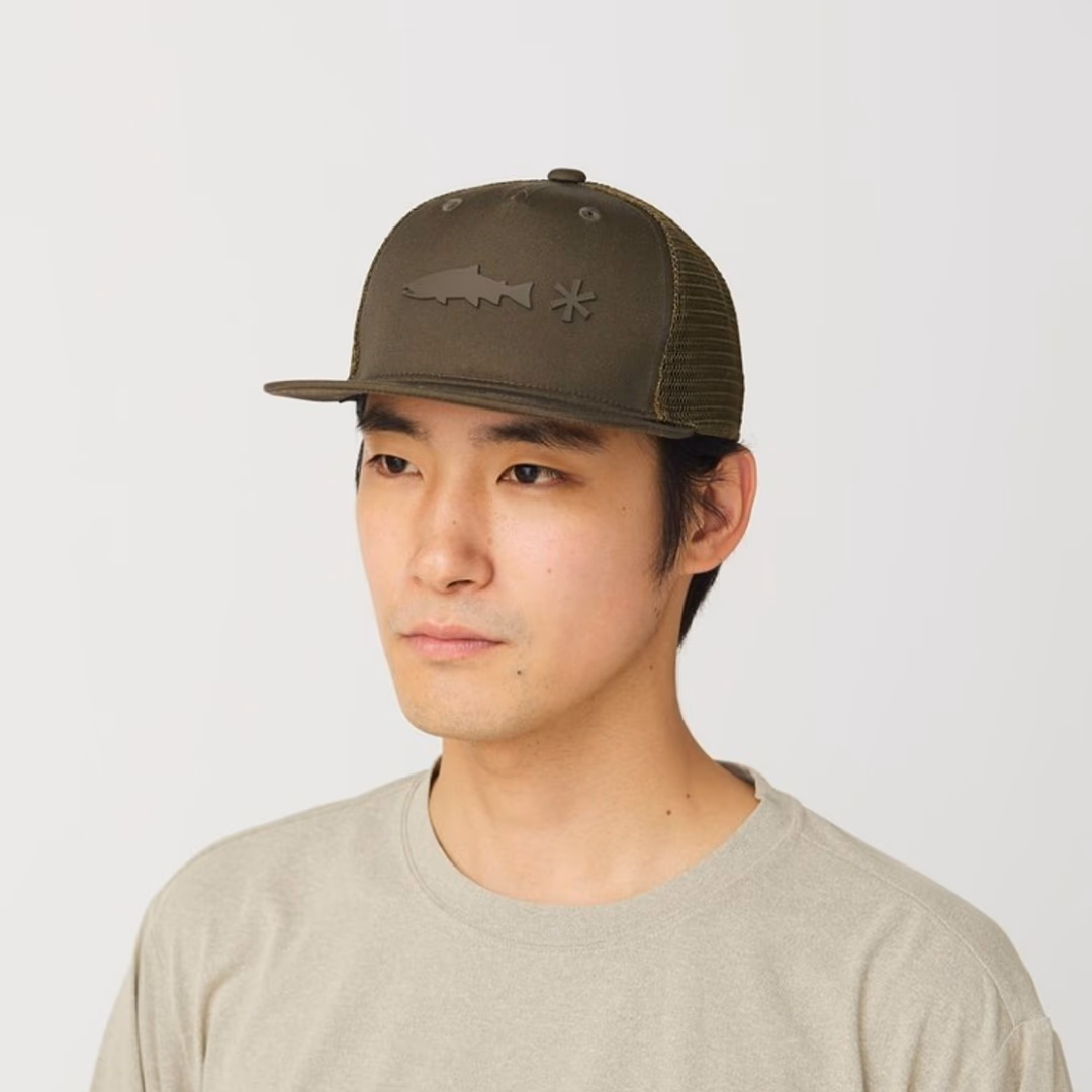 Flat Mesh Cap OLIVE
