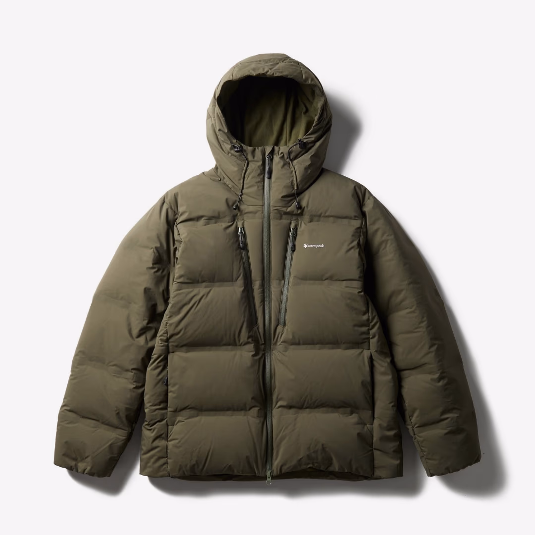 Seamless Hooded Down Jacket DARK OLIVE