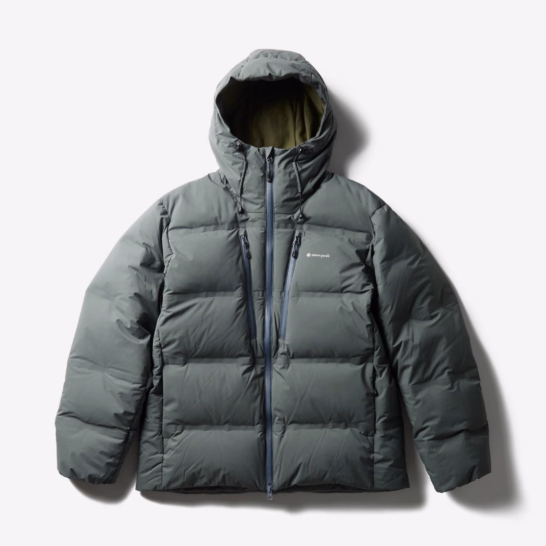 Seamless Hooded Down Jacket GREY