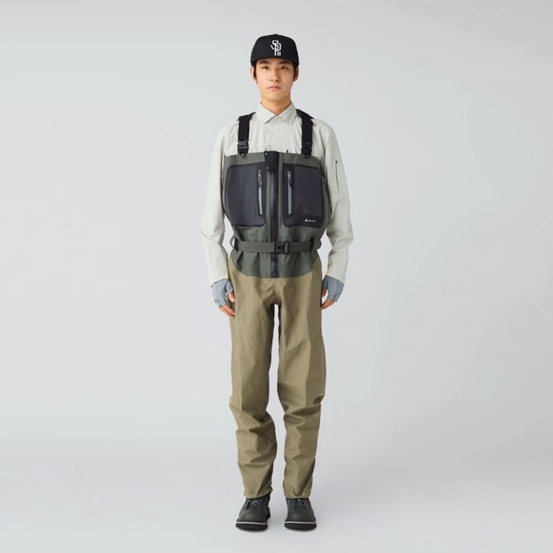 SW-1 GORE-TEX Front Zip Waders GREIGE
