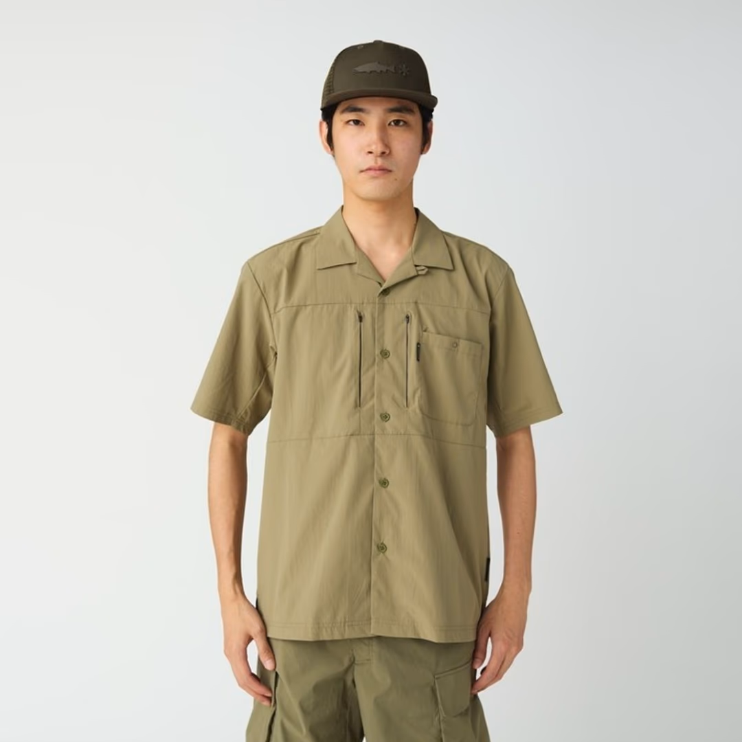 Stream Field Stretch Dry S/S Shirt LIGHT OLIVE