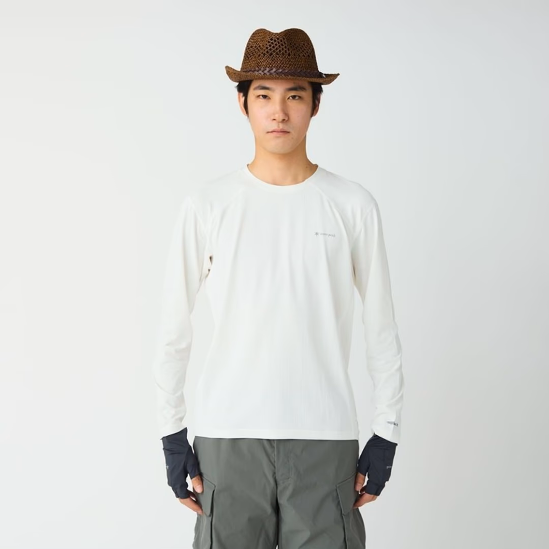 3D Dry Long Sleeve T-Shirt WHITE