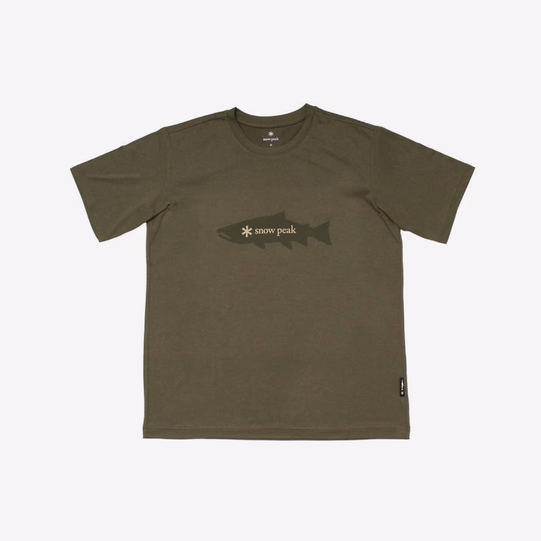 YAMAME Graphic Short Sleeve T-Shirt CHARCOAL