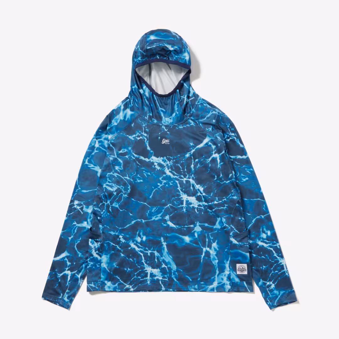 Lindis Sun Hoodie BLUE PT