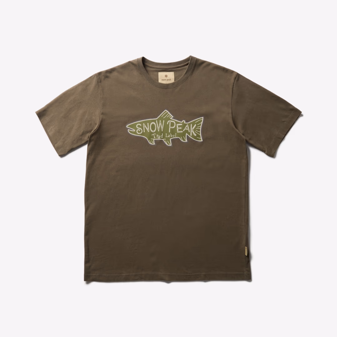 Trad Label Trout Light T-Shirt OLIVE