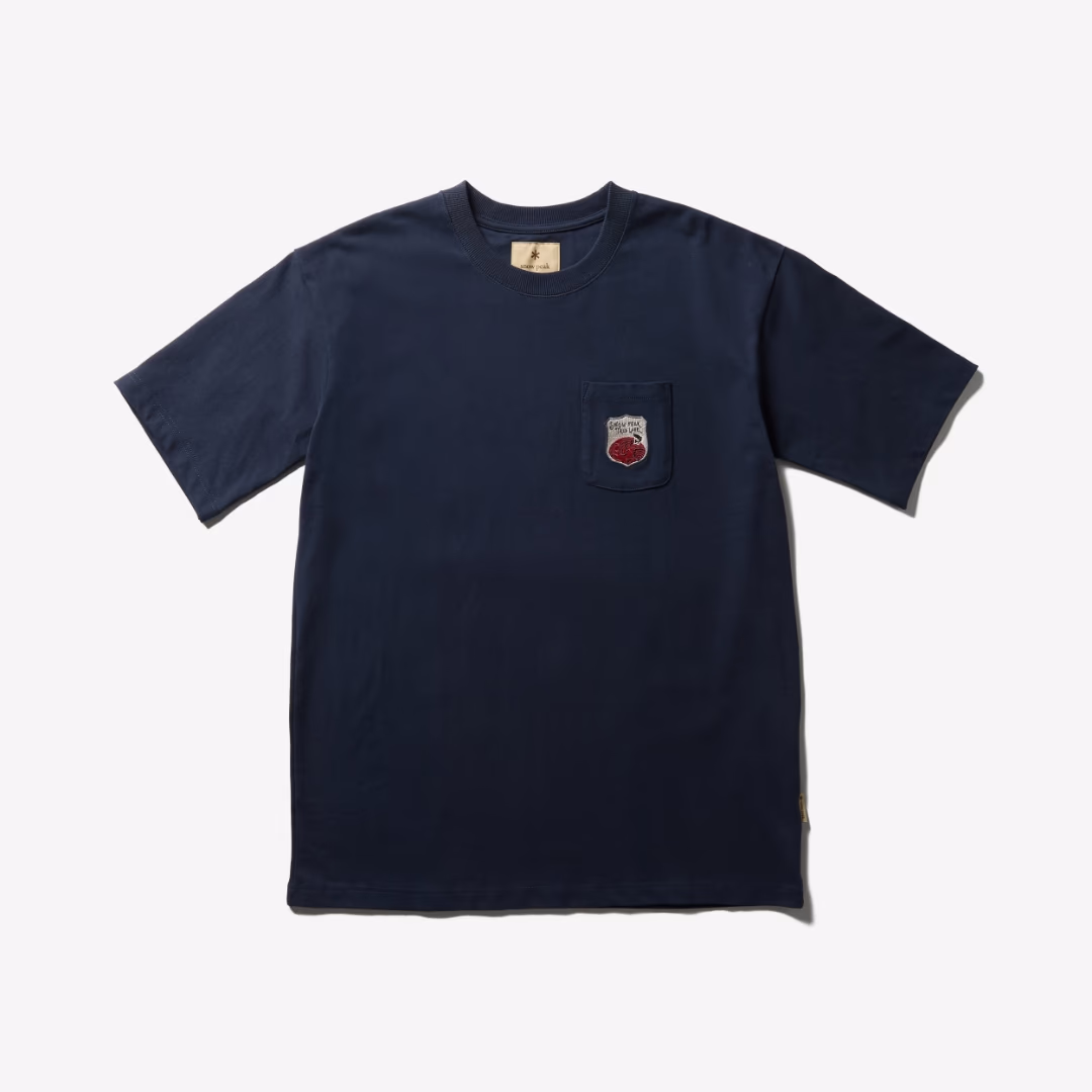 Trad Label Pocket Heavy T-Shirt INDIGO