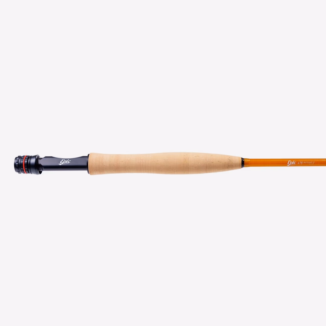 Ref. 4wt 476 FastGlass Fly Rod - AMBER