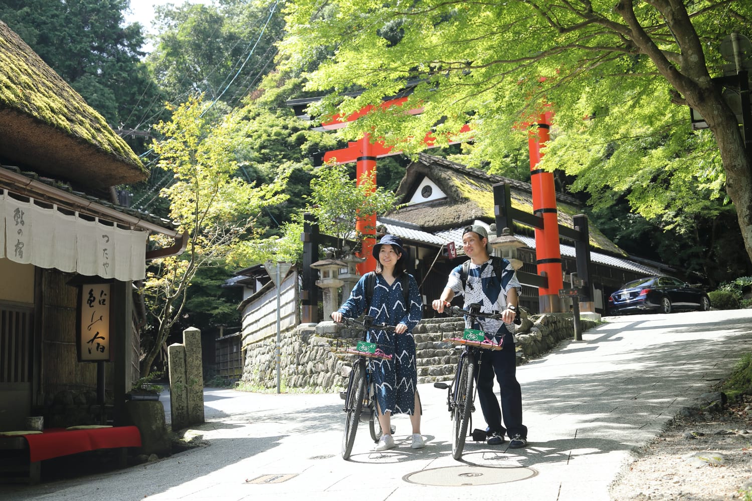 自転車で嵯峨・嵐山を散策！