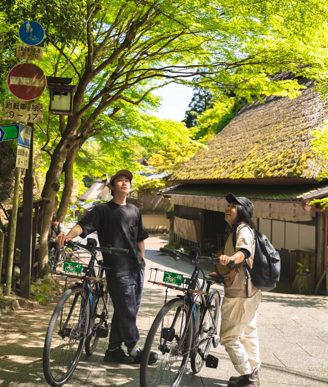 歴史の街、京都嵐山での<br>野遊びをサポート