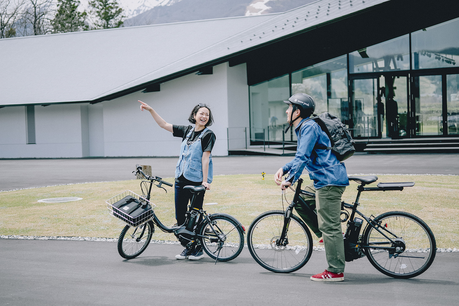 自転車で白馬村内を散策！