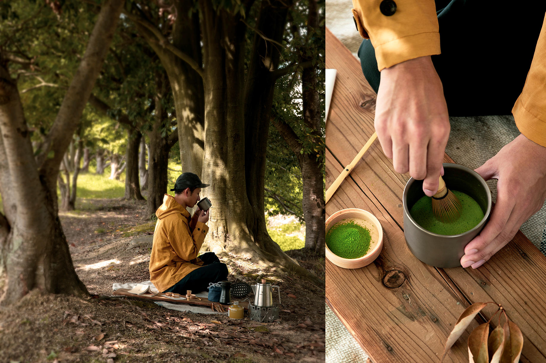 自然の中で、誰もがお茶会を。 SnowPeak×中川政七商店×茶論のトリプル