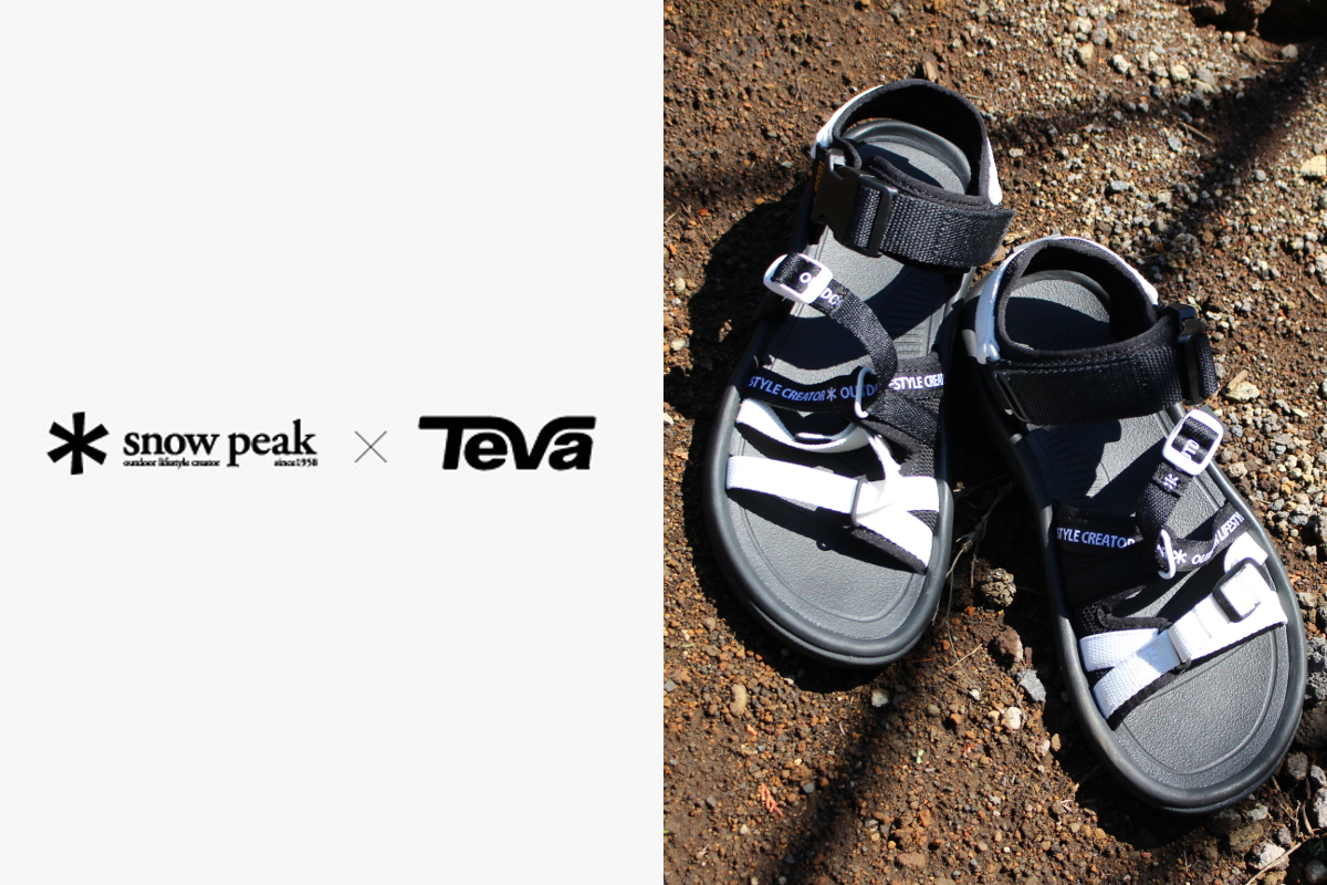 Snow Peak × Tevaの第三弾コラボレーション商品発売についてお知らせ 
