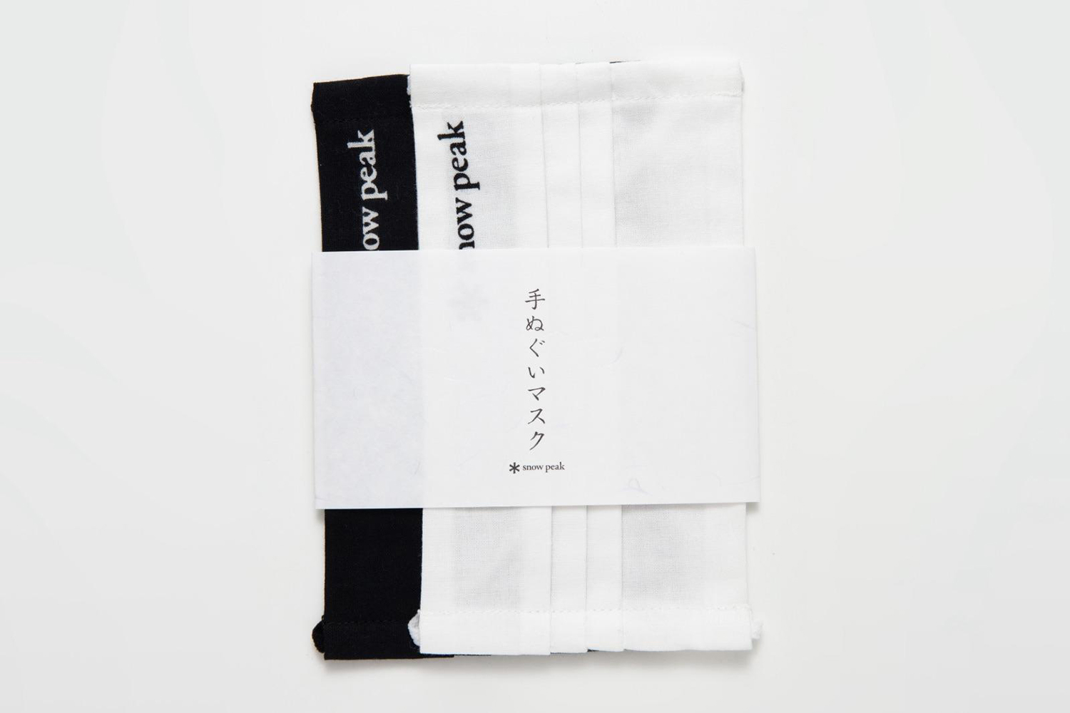 Snow Peak Tenugui Mask」2月26日(金)より発売開始 | 新着情報