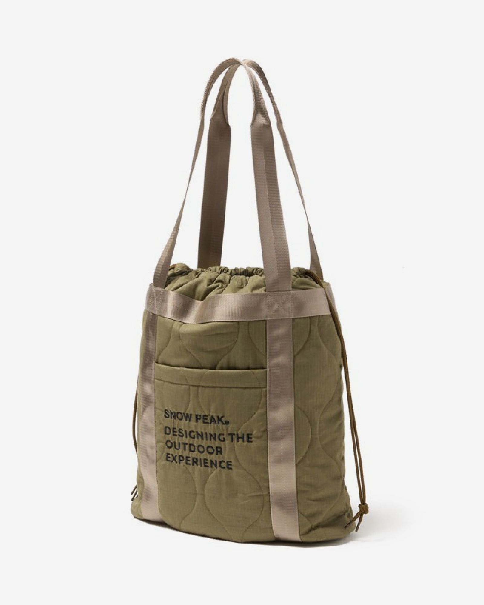 Quilted Ripstop Tote OLIVE