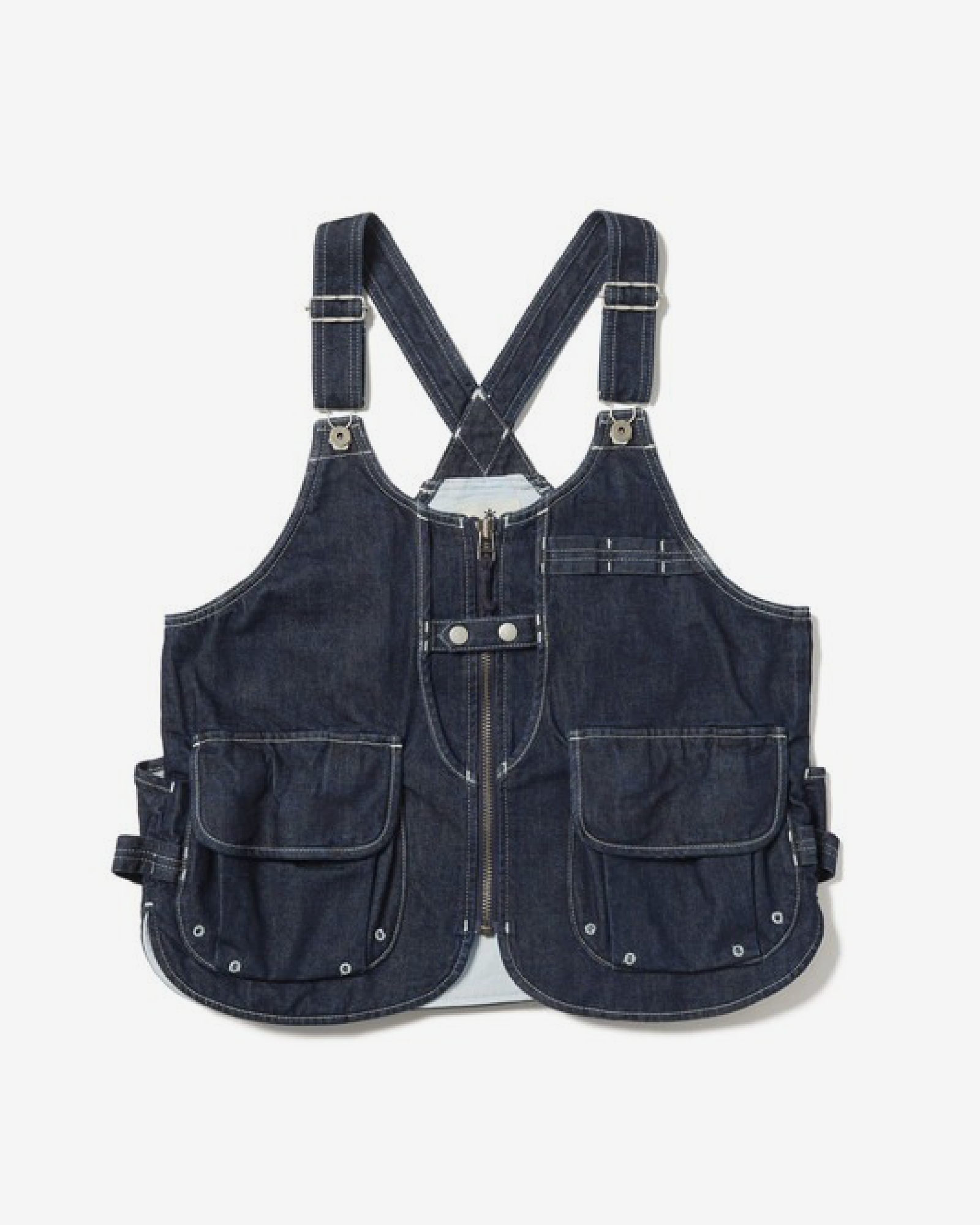 TAKIBI Denim Vest INDIGO