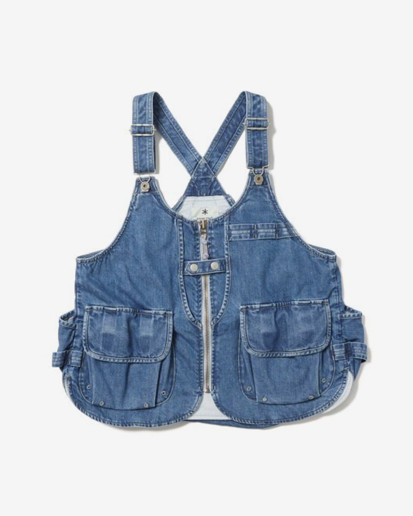 TAKIBI Denim Vest LIGHT BLUE