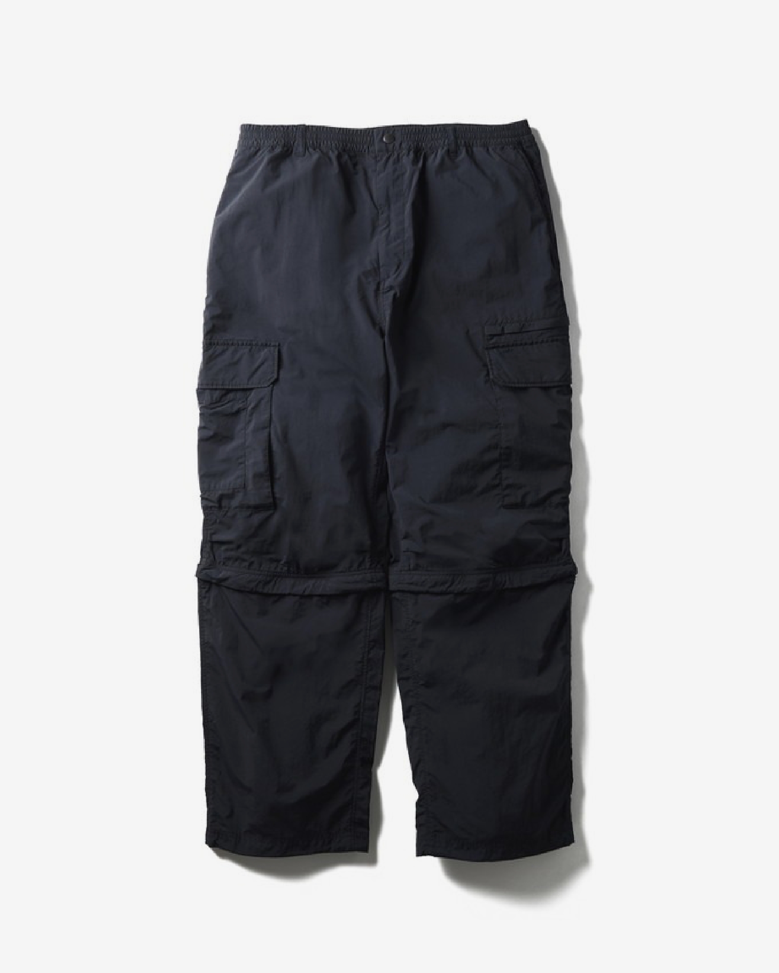 Garment Dyed Convertible Pants BLACK