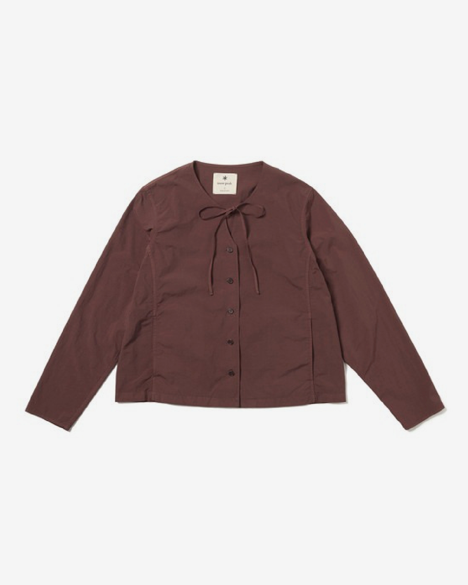 Garment Dyed Blouse BROWN