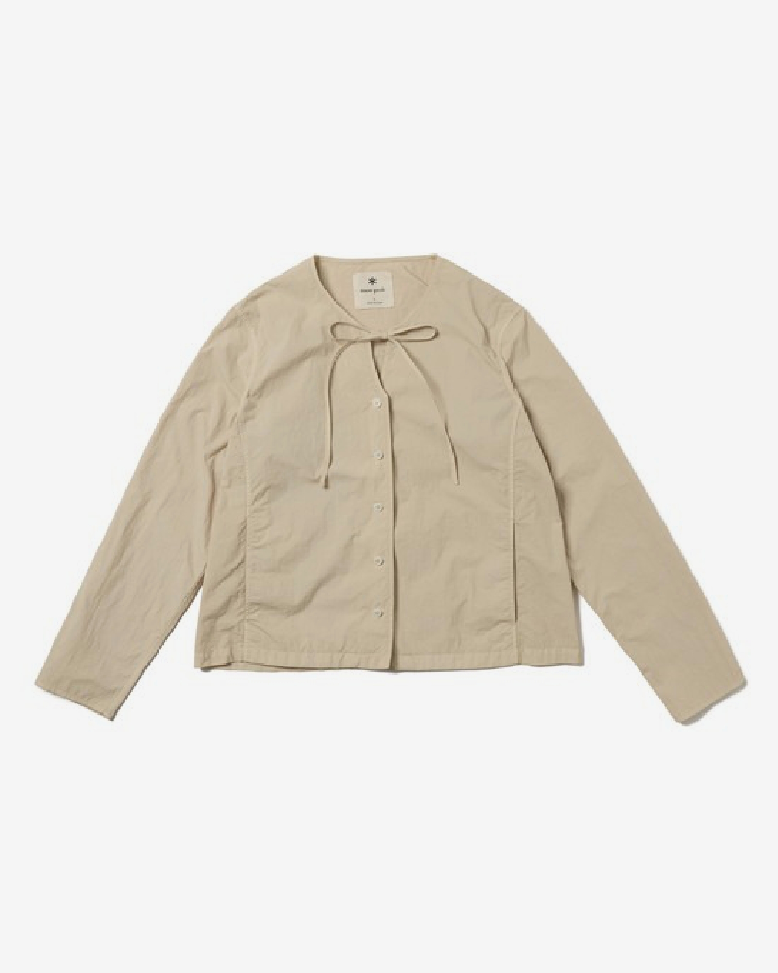 Garment Dyed Blouse IVORY