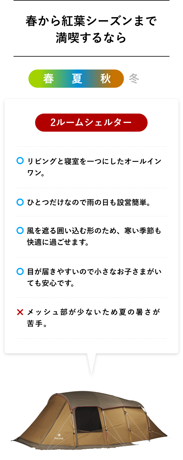春 はじめてのキャンプ用品選び スノーピーク Snow Peak 春 はじめてのキャンプ用品選び スノーピーク Snow Peak