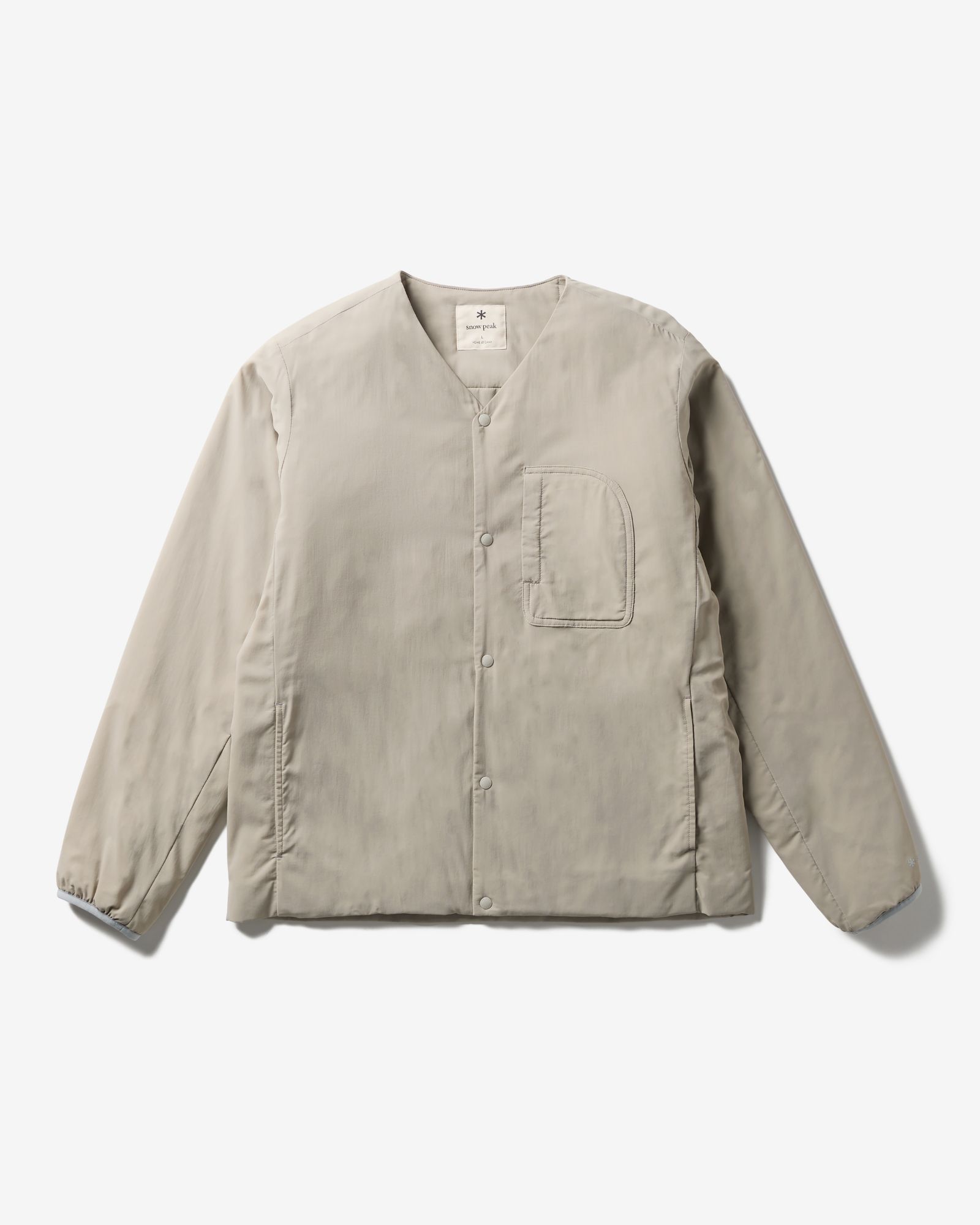 Flexible Insulated Cardigan GREIGE