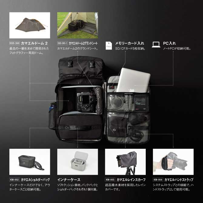 KAMAEL」旅を愛するフォトグラファーのためのサポートギア 