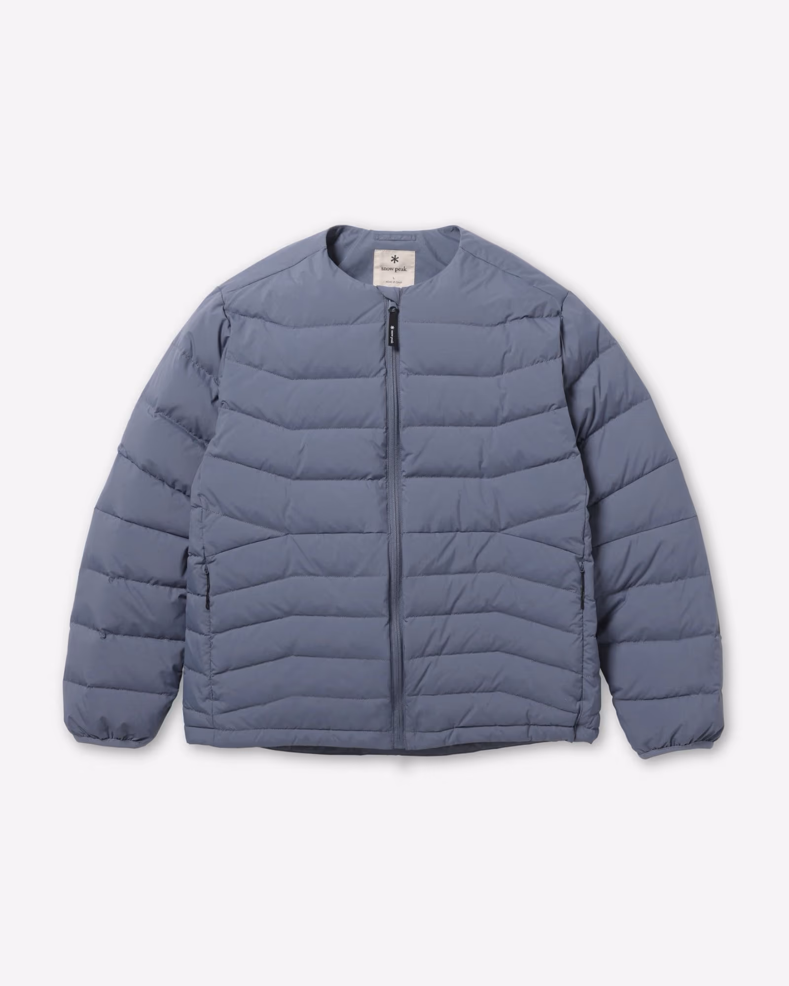 Middler Down Collarless Jacket LIGHT BLUE
