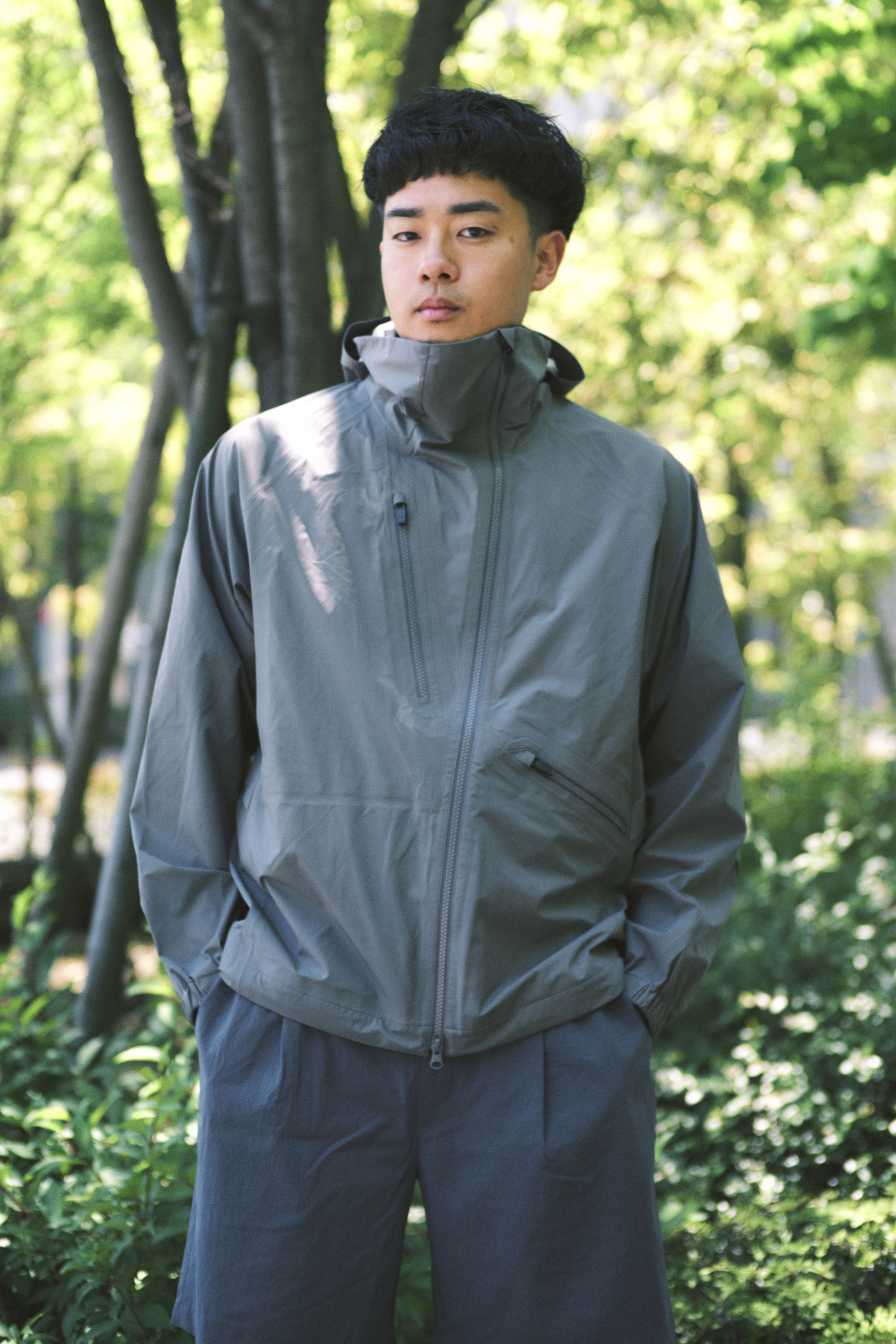 snowpeak スノーピーク  3L Rain Jacket L Grey