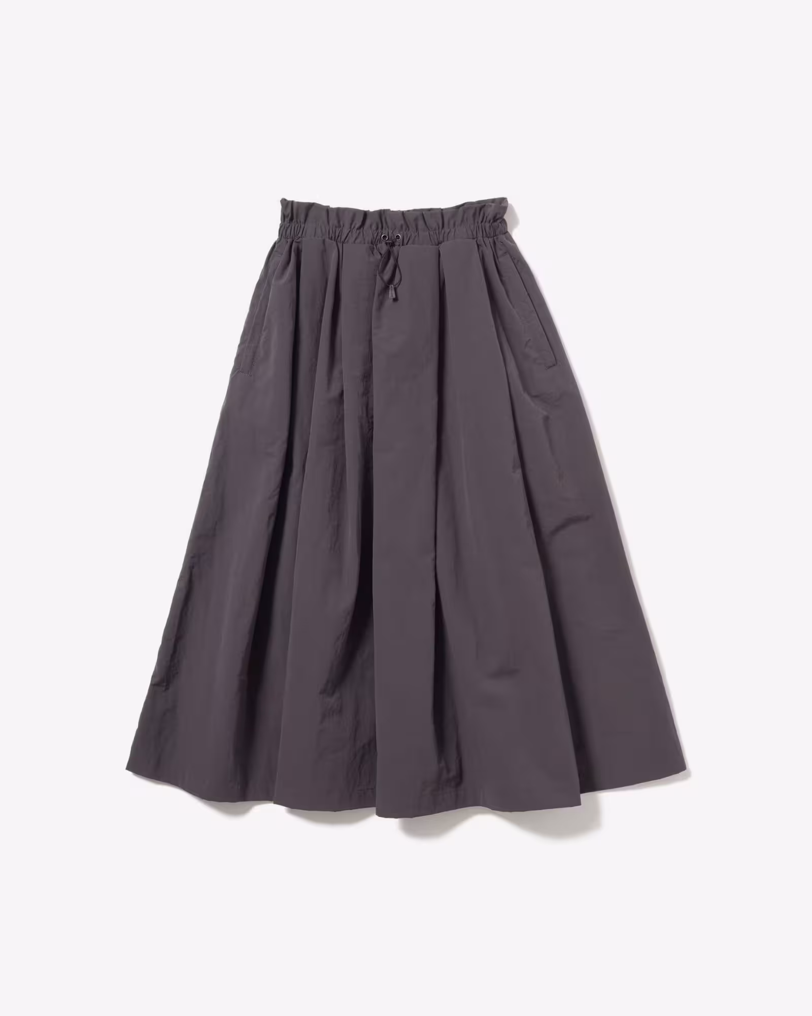 Nylon Washer Skirt CHARCOAL