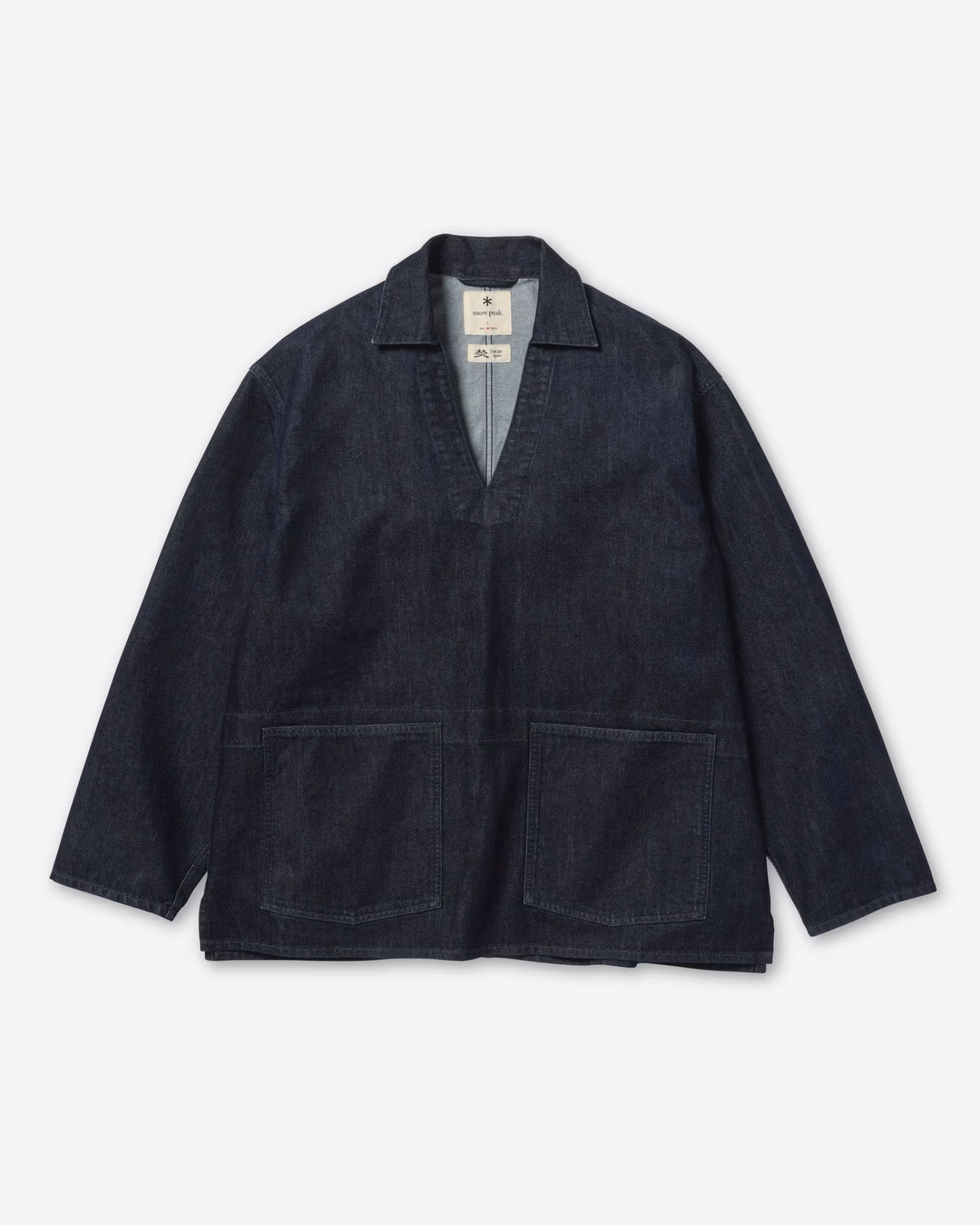 TAKIBI Denim Pullover INDIGO