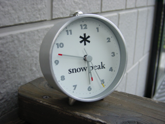 snow peak club:*SP目覚まし時計*